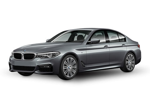 Silver BMW 520i Sedan