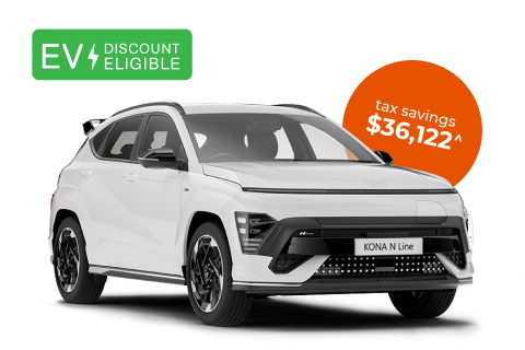 Hyundai Kona Electric N Line Auto 2WD MY25 novated leasing with Maxxia today.