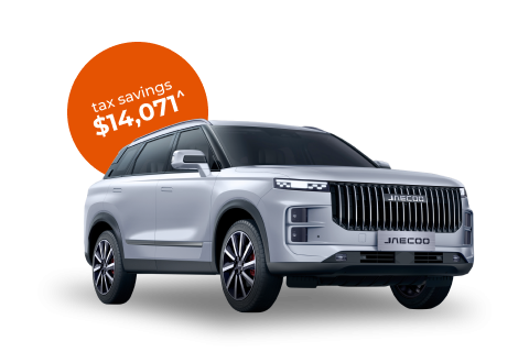 Jaecoo J7 Track Auto MY25 novated lease through Maxxia today and you could save on tax.