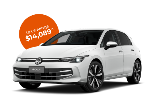 Volkswagen Golf 110TSI Style 8.5 Auto MY25 novated lease through Maxxia. Contact us today.