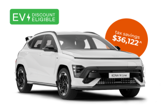 Hyundai Kona Electric N Line Auto 2WD MY25 novated leasing with Maxxia today.