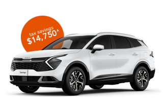 Novate a Kia Sportage SX Auto AWD MY25 through Maxxia and you could save on tax.