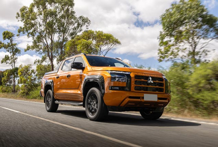 Mitsubishi Triton 2024 on road